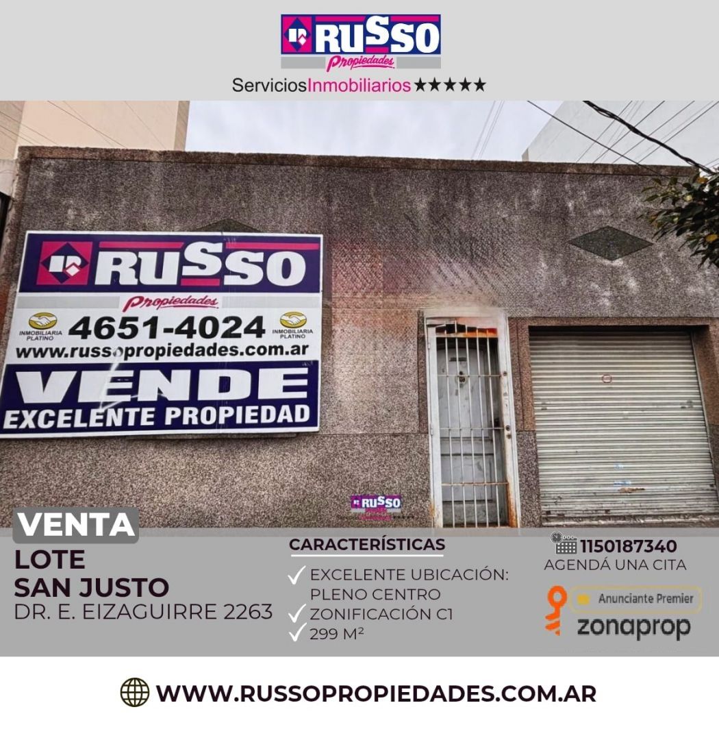Lote en EIZAGUIRRE, DR.  2200