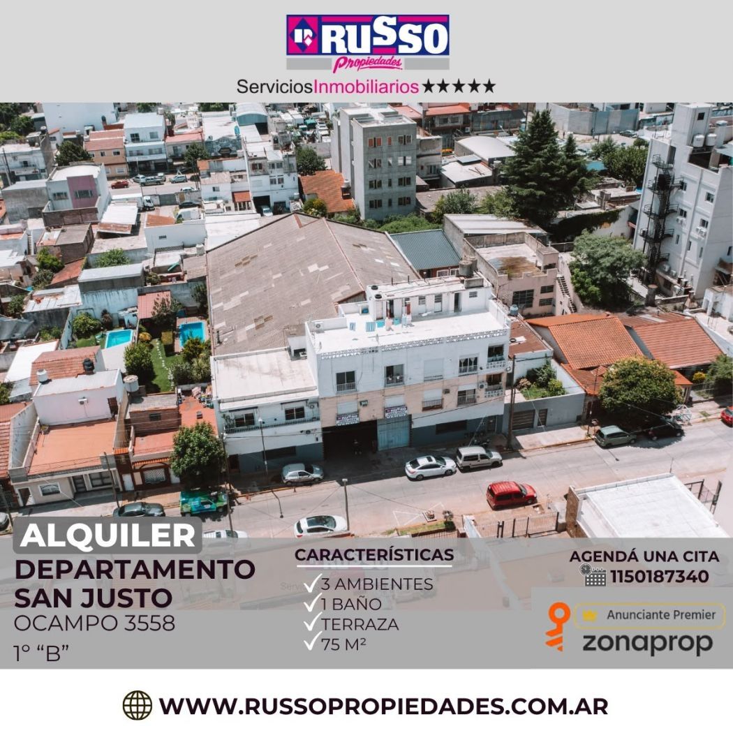 Departamento en OCAMPO 3500