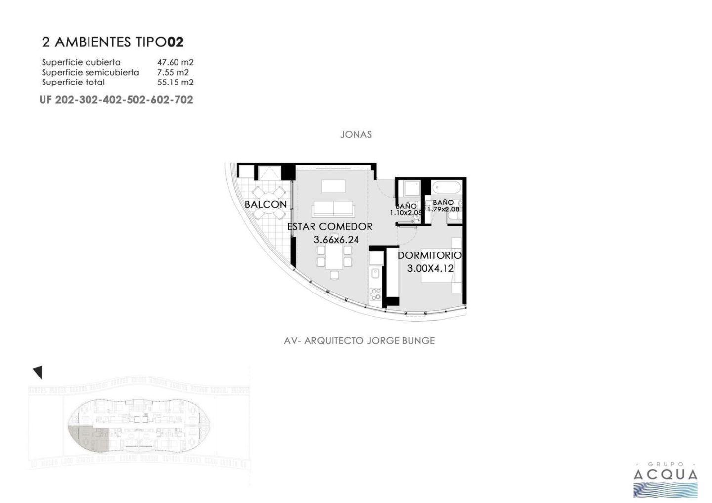 Departamento en venta Pinamar 2 ambientes