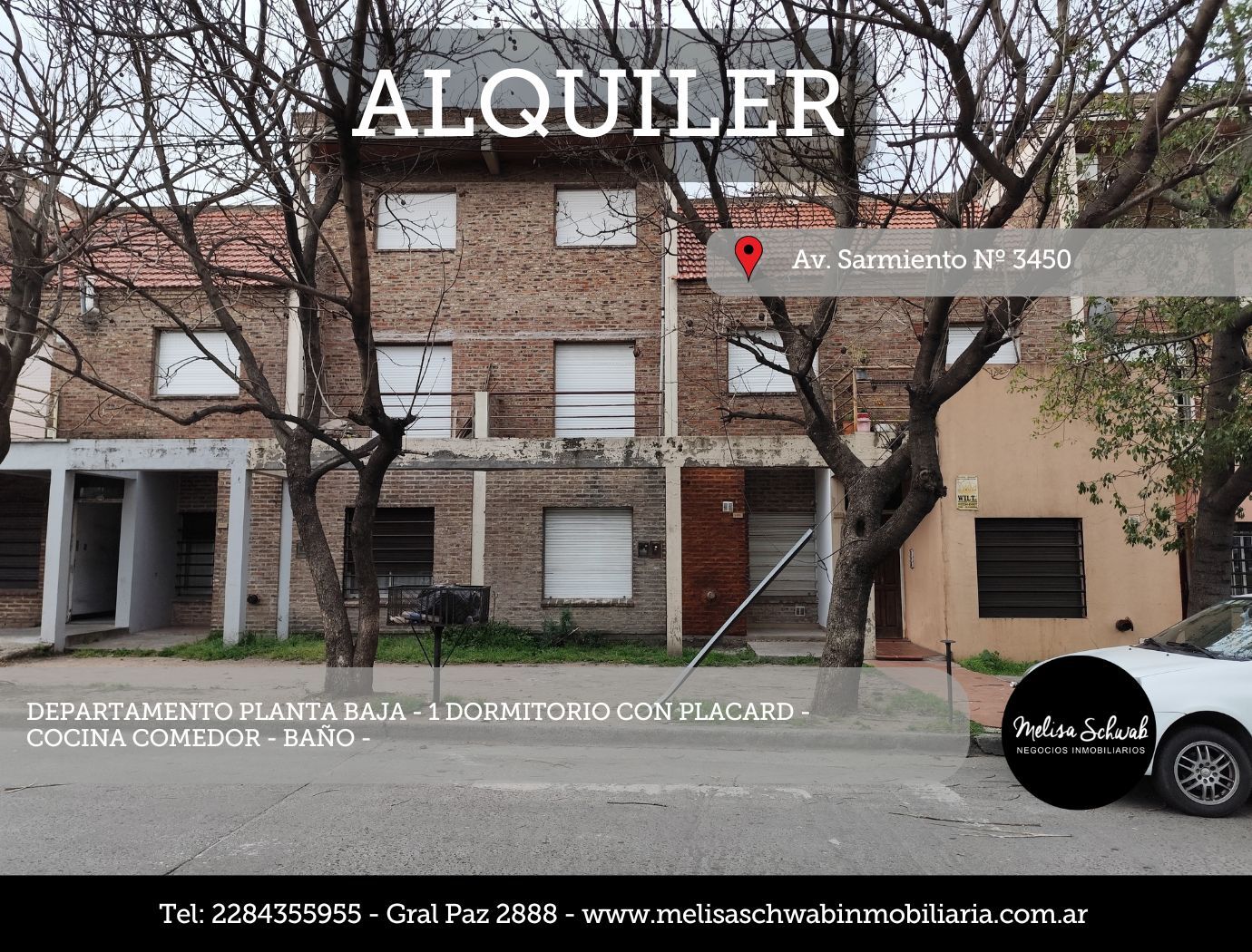 Departamento en Av. Sarmiento 3400