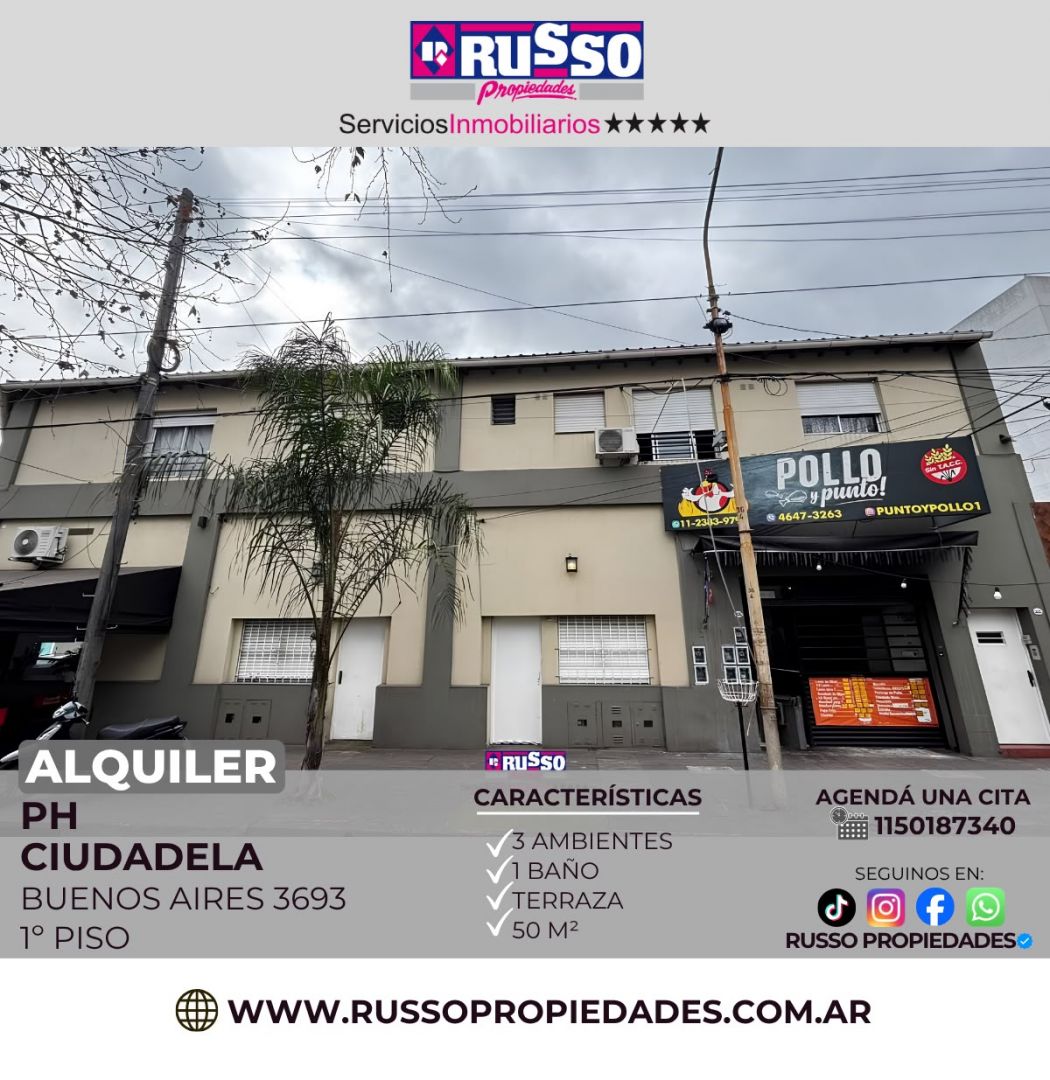 Departamento en BUENOS AIRES 3600