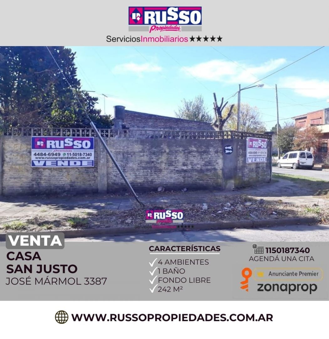 Casa en MARMOL, JOSE 3300