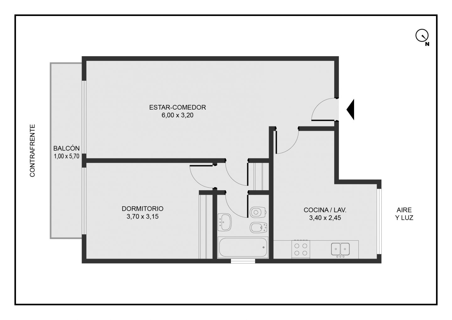 VENTA DE DEPARTAMENTO EN CABA - BARRACAS - 18