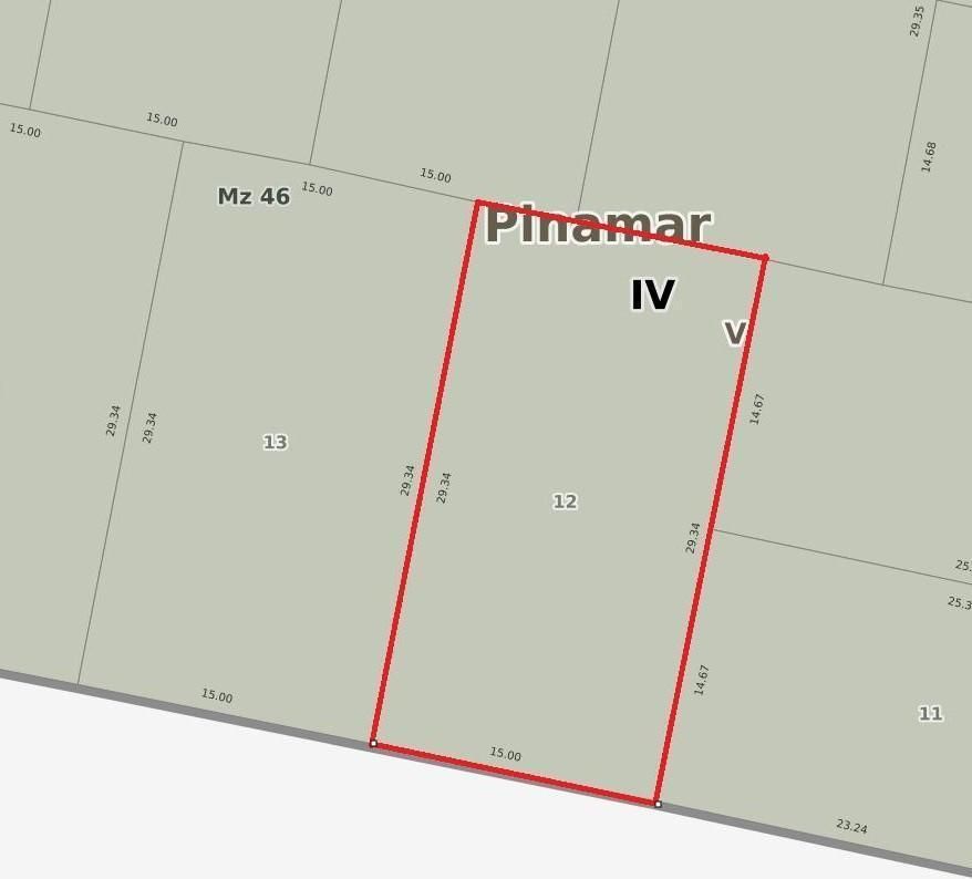 Lote en venta Centro 0 ambientes