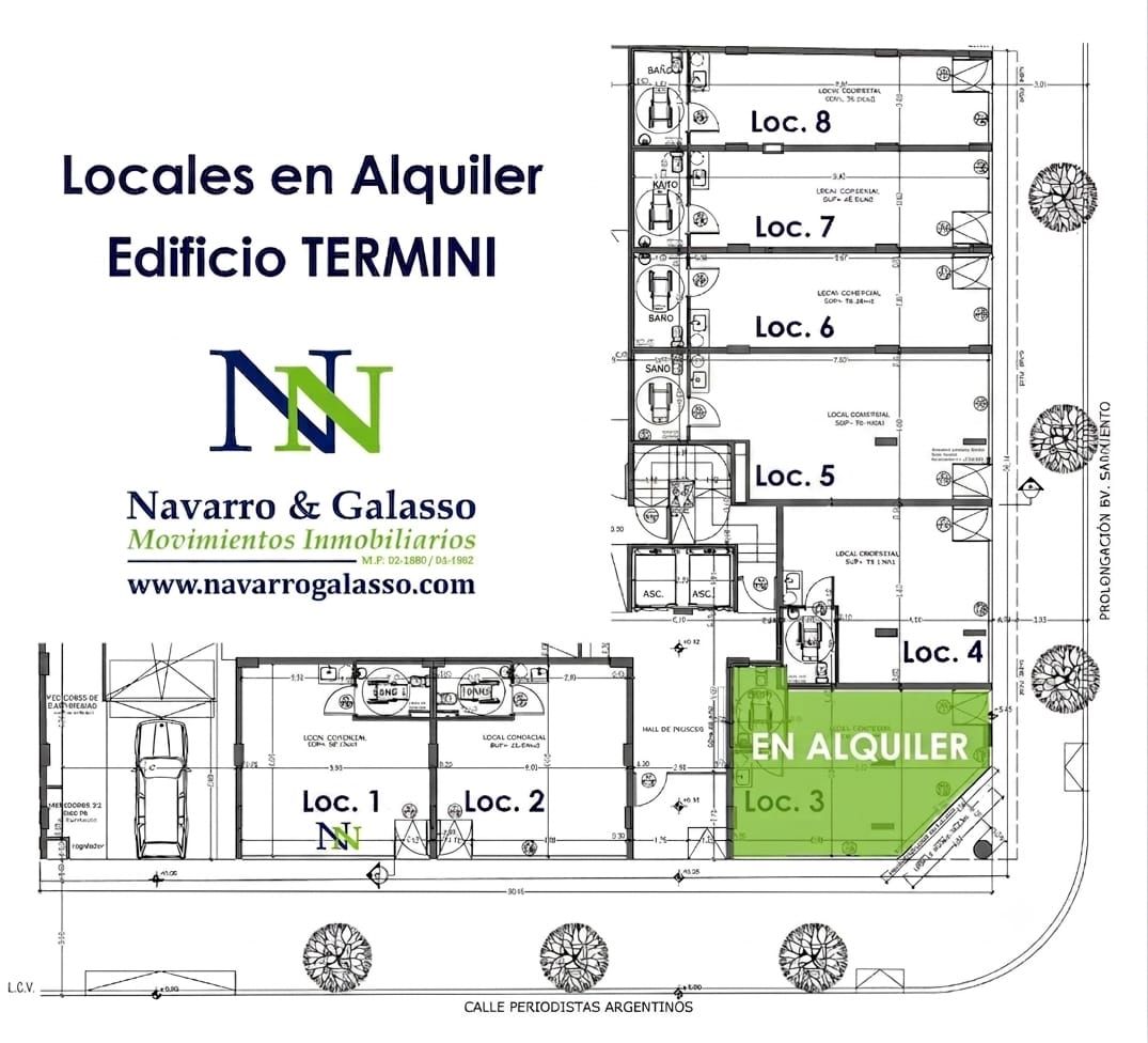 Local Comercial en Alquiler en General San Martin, Cordoba