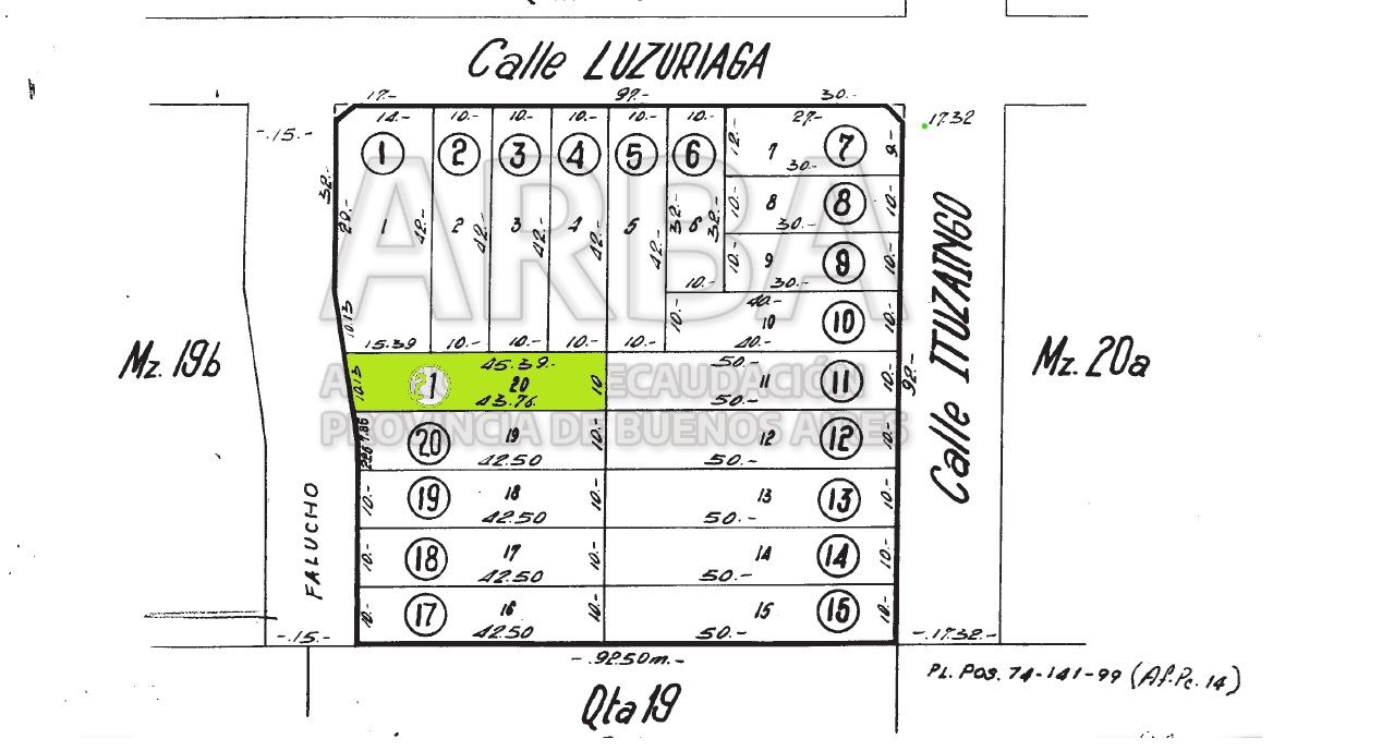 Lote en venta 