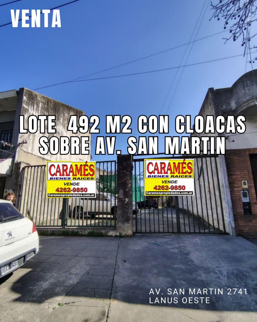 Lote en AV. SAN MARTIN 2700