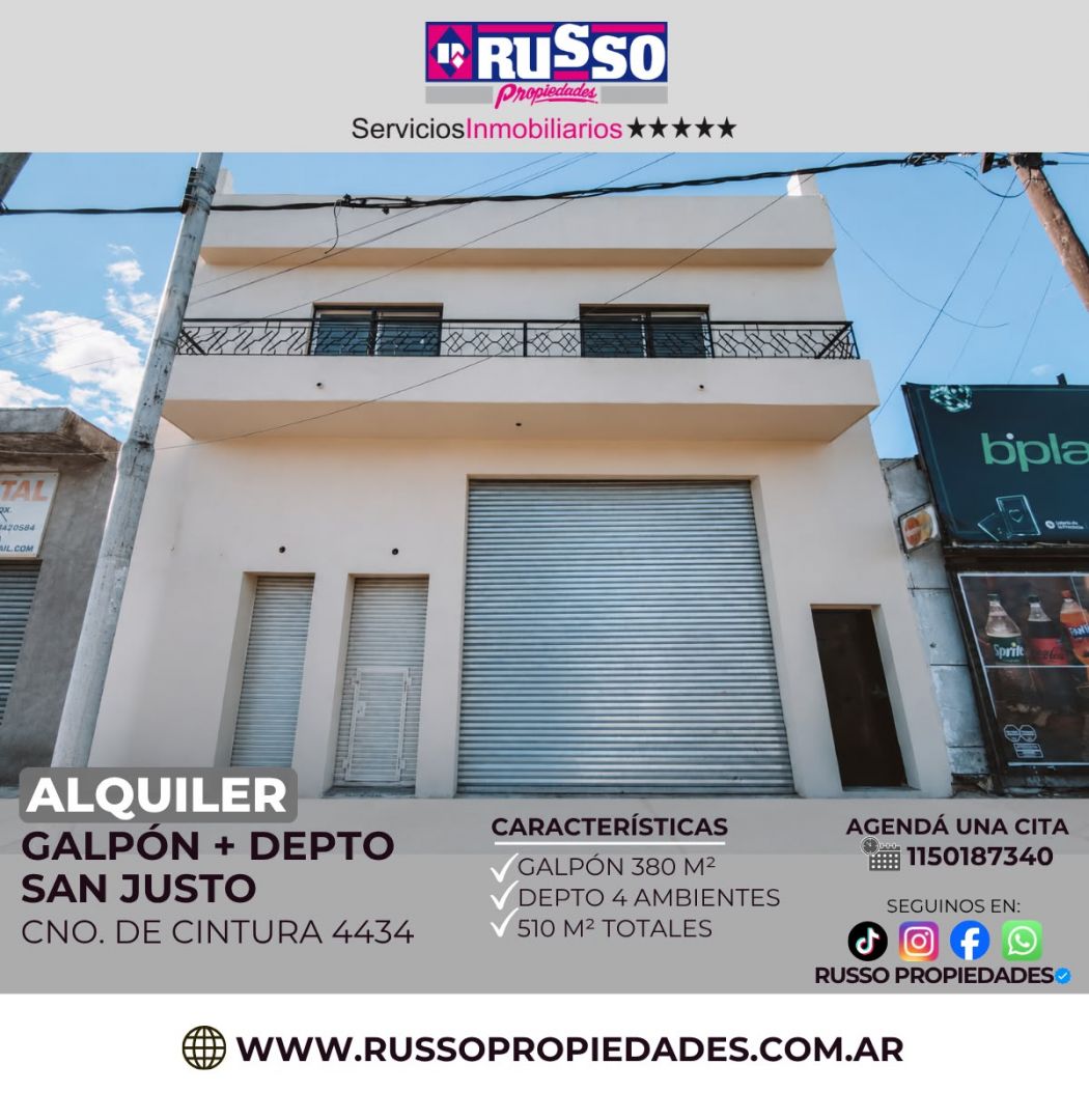 Galpon en CNO. DE CINTURA 4400