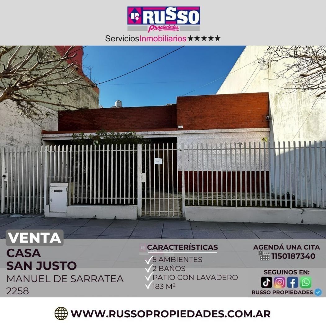 Casa en SARRATEA, MANUEL 2200