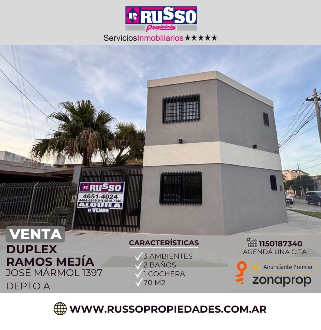 Departamento en MARMOL, JOSE 1300