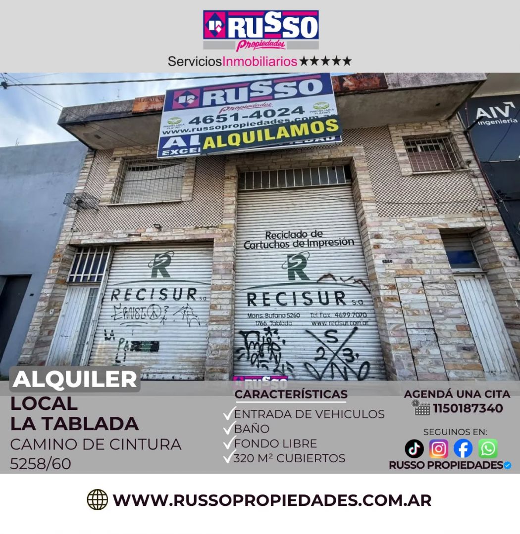Local Comercial en CNO. DE CINTURA 5258/00
