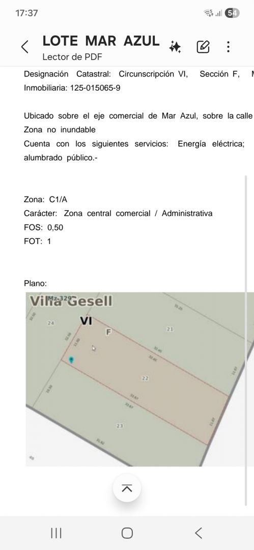 Lote EN VENTA