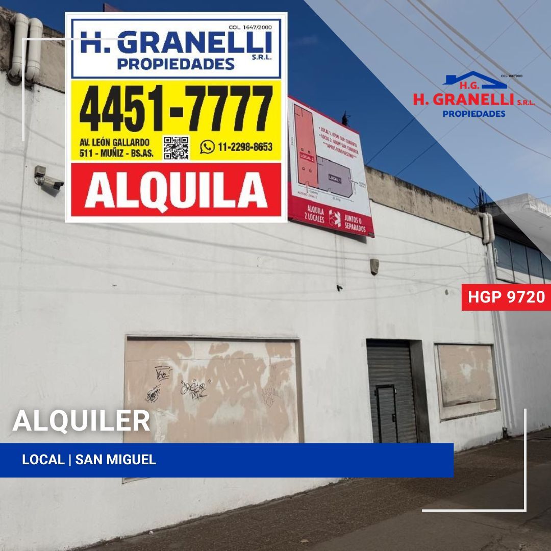 Local Comercial en Concejal Tribula 1300