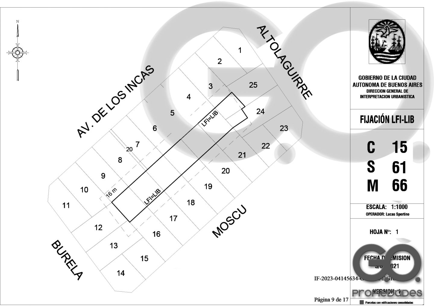 Lote en Venta en Parque Chas, Capital Federal