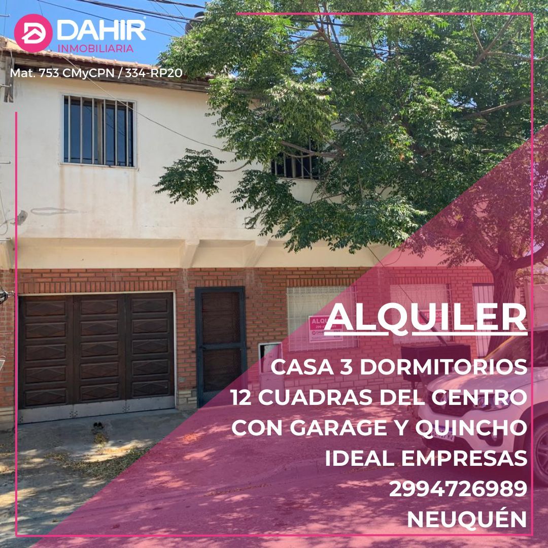Casa EN ALQUILER