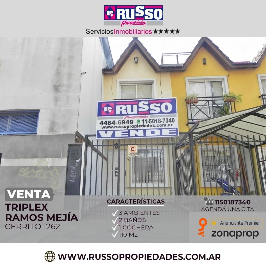 Departamento en CERRITO 1200