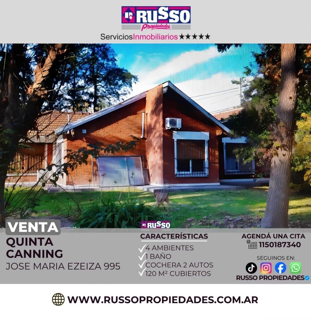 Quinta en JOSE MARIA EZEIZ 900