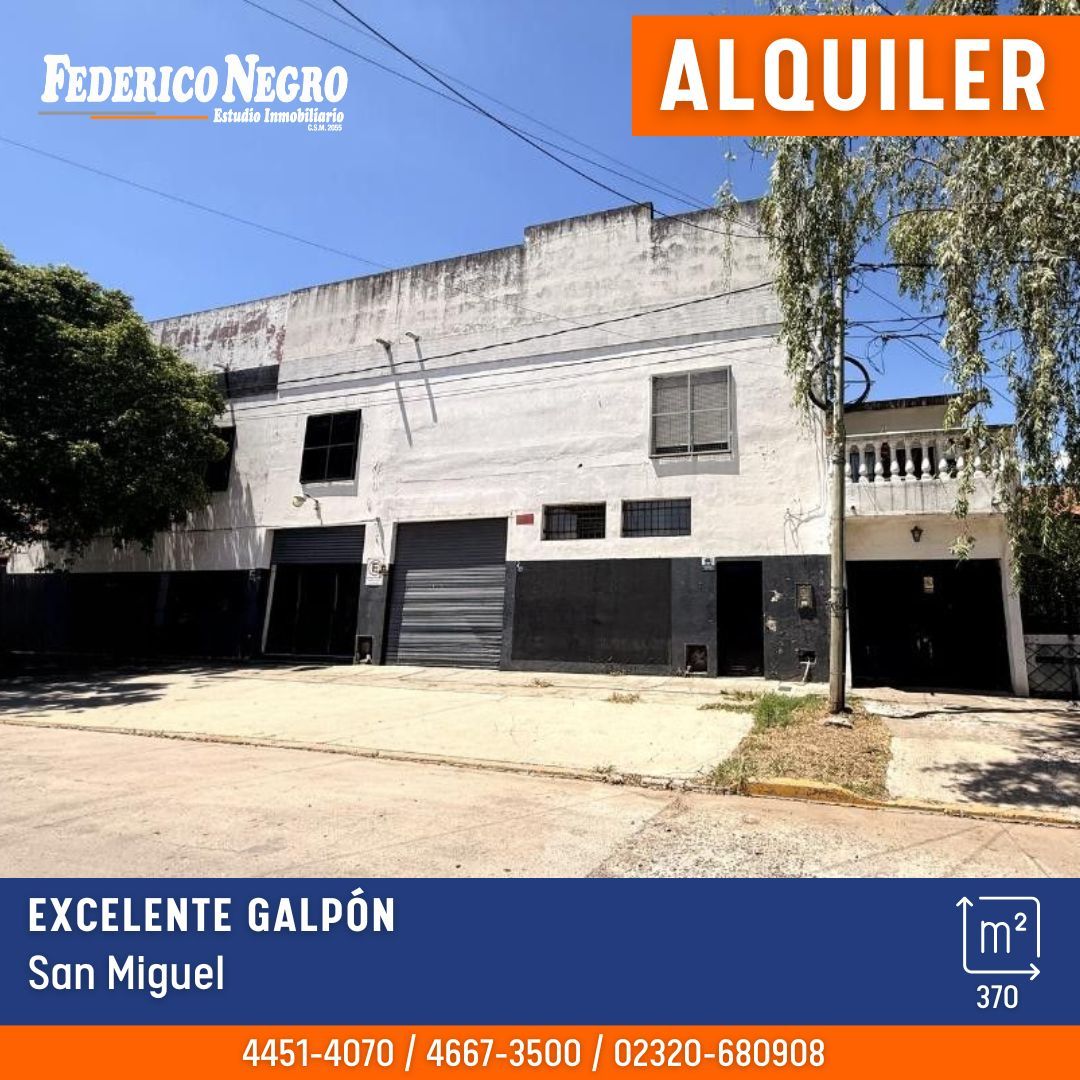 Galpon en San Miguel 100