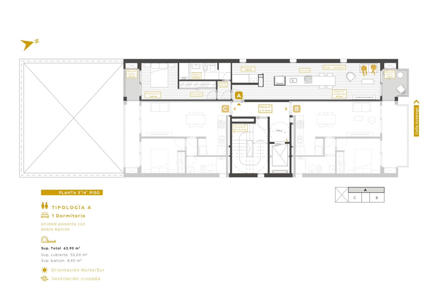 VENTA DE DEPARTAMENTO EN Rosario - Abasto - 24