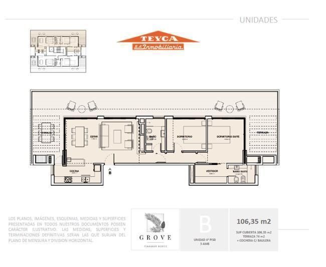 Departamento en venta La Frontera 3 ambientes