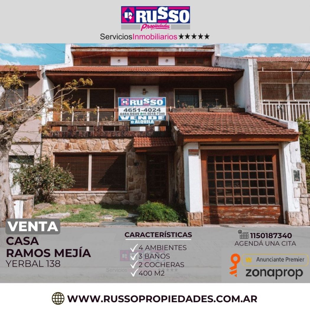 Casa en YERBAL 100