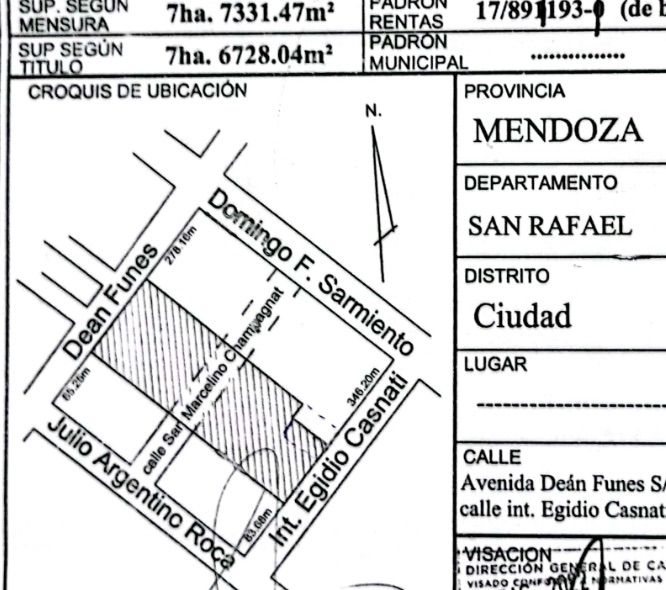 Lote en Venta en San Rafael, Mendoza
