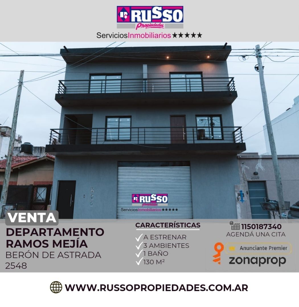 Departamento en BERON DE ASTRADA 2500