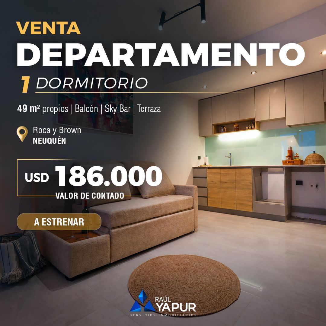 Departamento en venta área Centro Este 2 ambientes