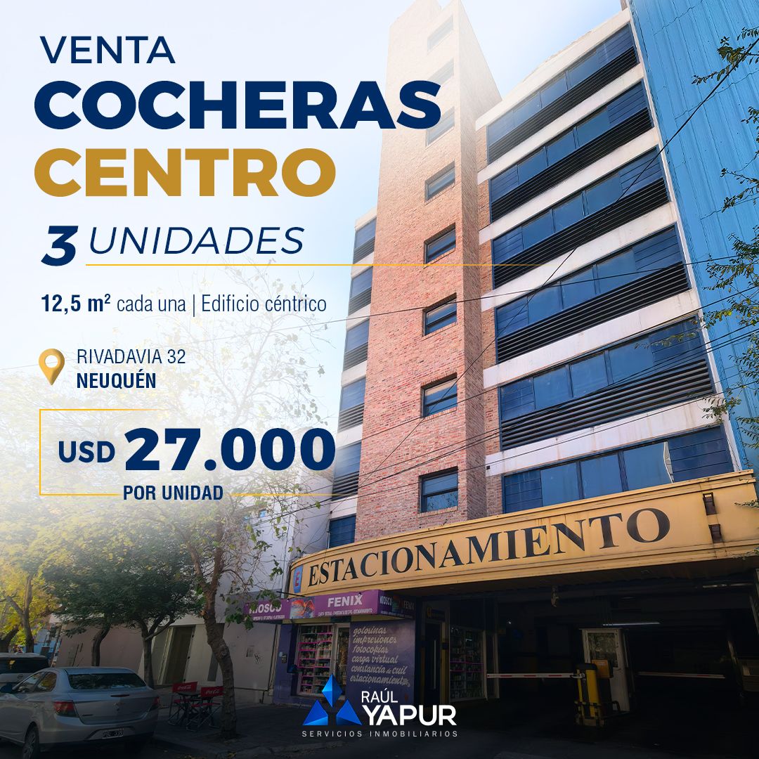 Cochera en venta área Centro Este 