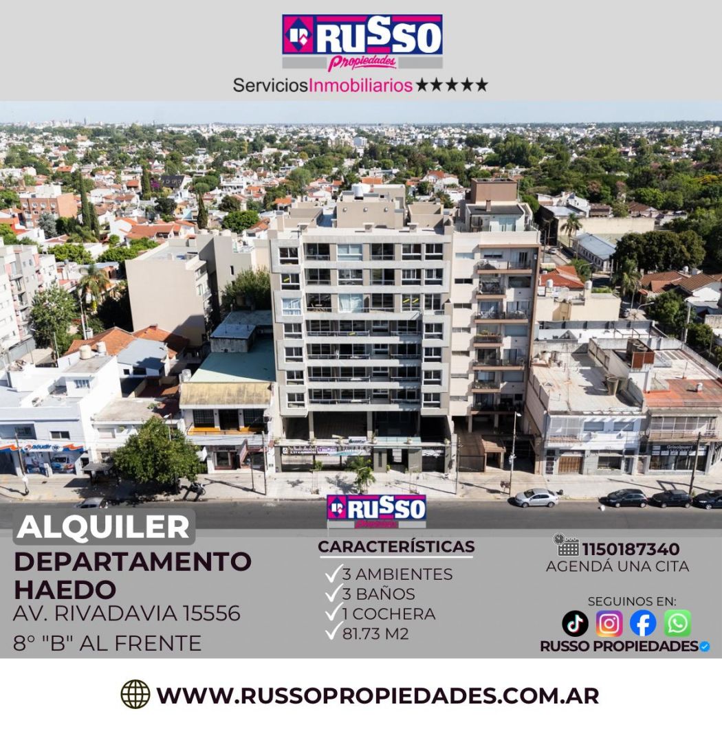 Departamento en RIVADAVIA, AV. 15500