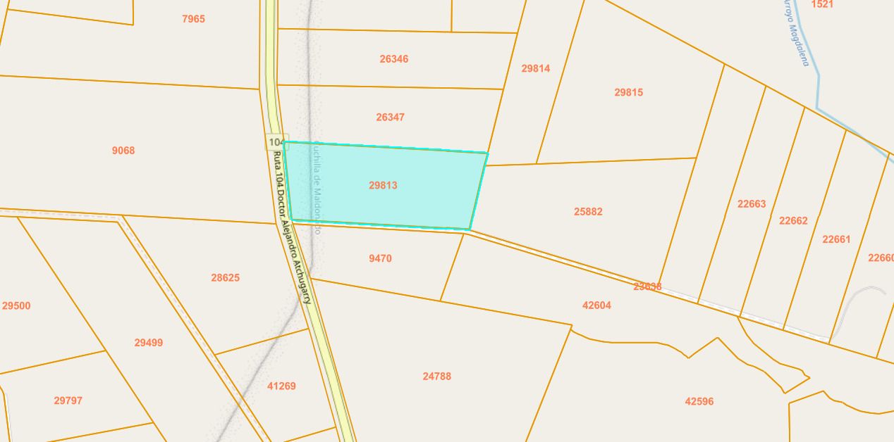 Chacra en venta Manantiales