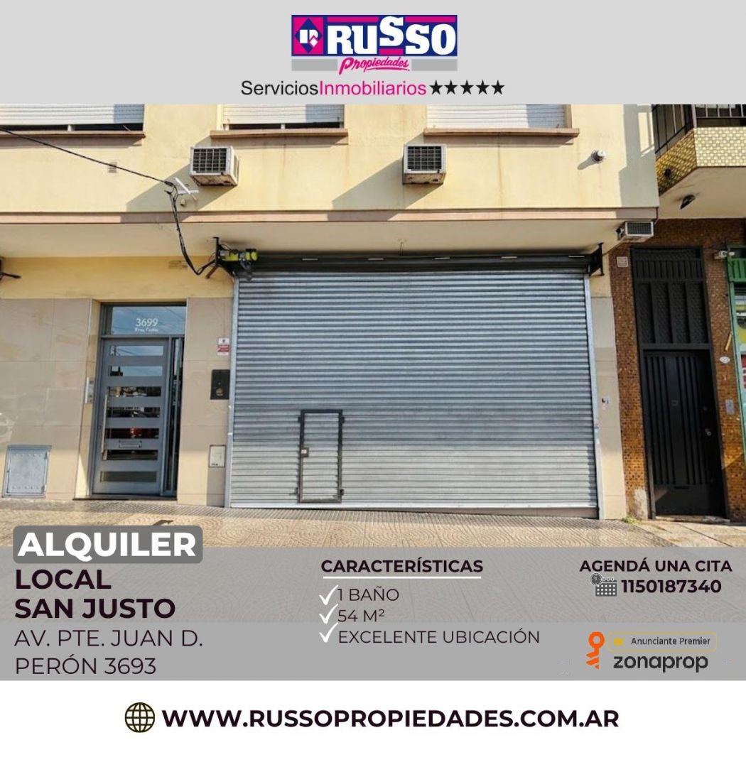 Local Comercial en PERON, AV. PTE.  3600