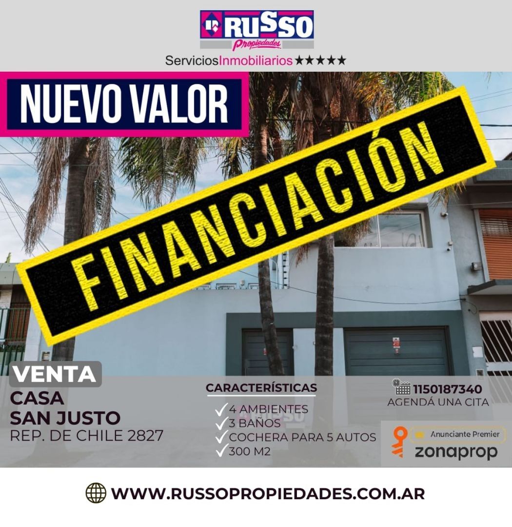 Casa en REPUBLICA DE CHI 2800