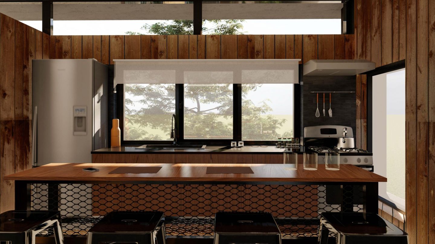 Casa autosustentable, con piscina a estrenar