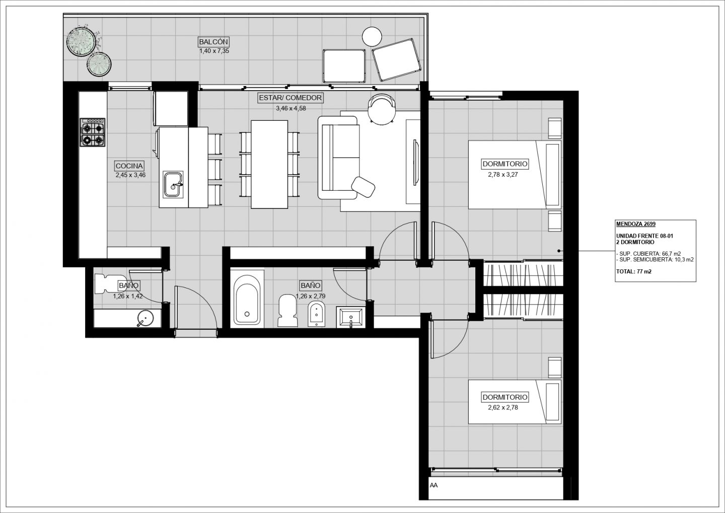 VENTA DE DEPARTAMENTO EN Rosario - Centro - 18