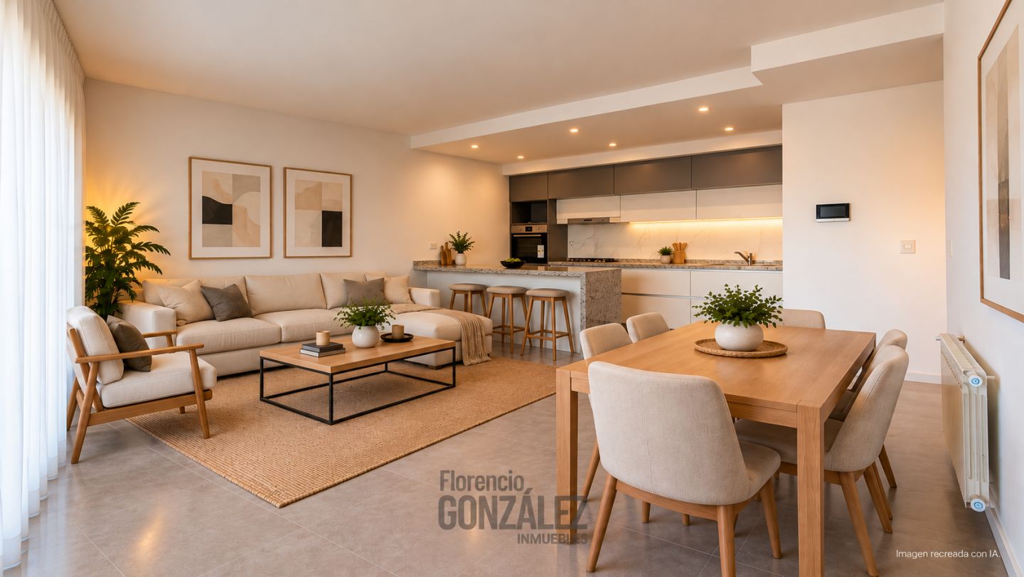 VENTA SEMIPISO 2 AMBIENTES CON BALCON Y PARRILLA