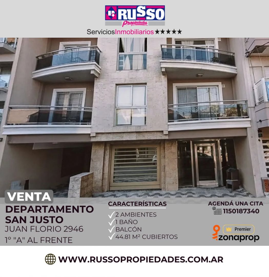 Departamento en FLORIO, JUAN 2900