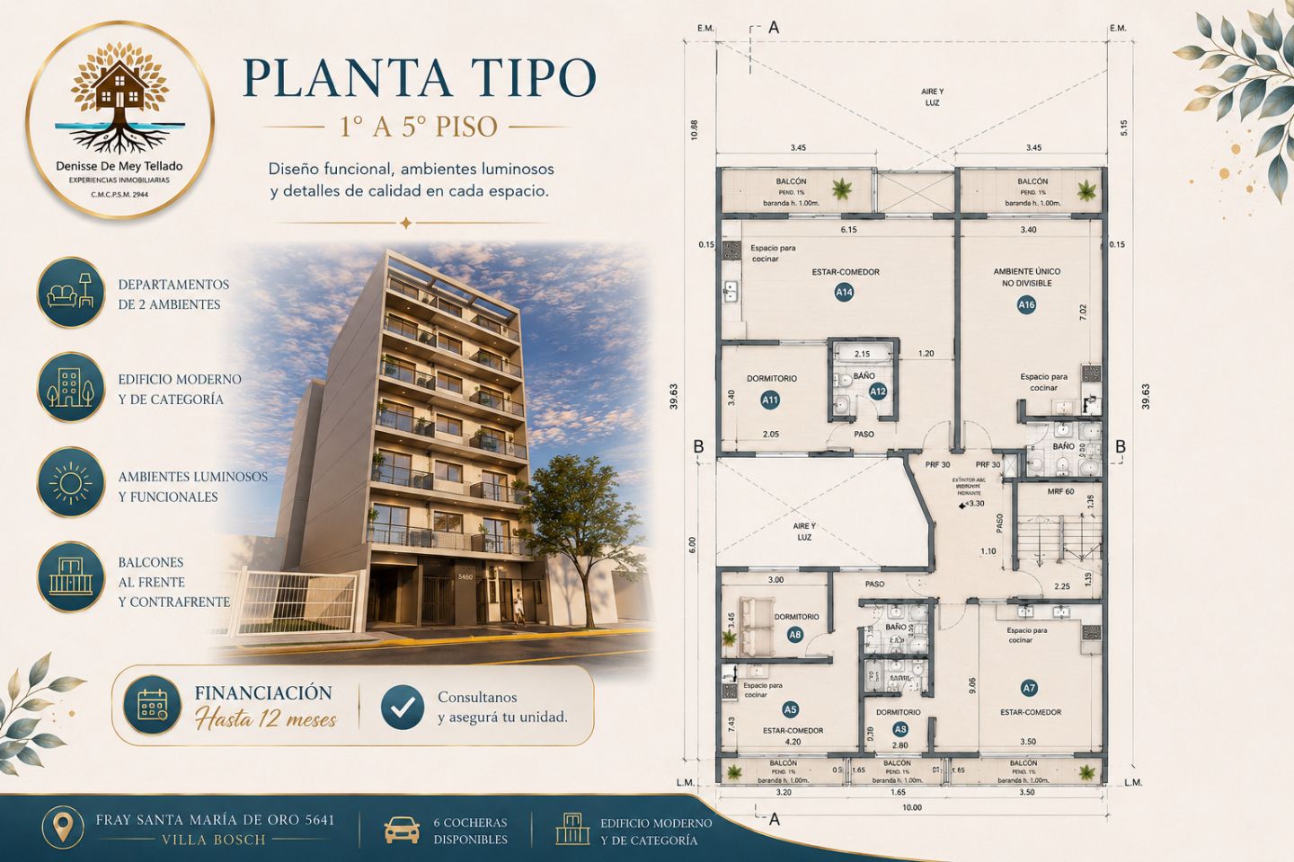 Departamento en Venta en Tres de Febrero, G.B.A. Zona Oeste