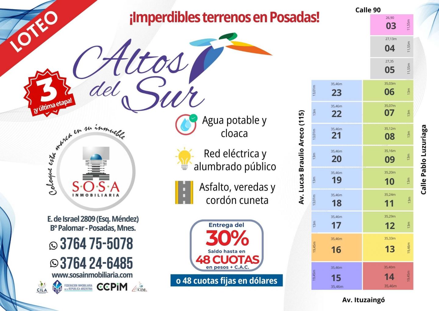VENTA DE LOTE EN Posadas - CH. 114 - 29