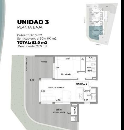 Departamento en venta Pinamar 2 ambientes