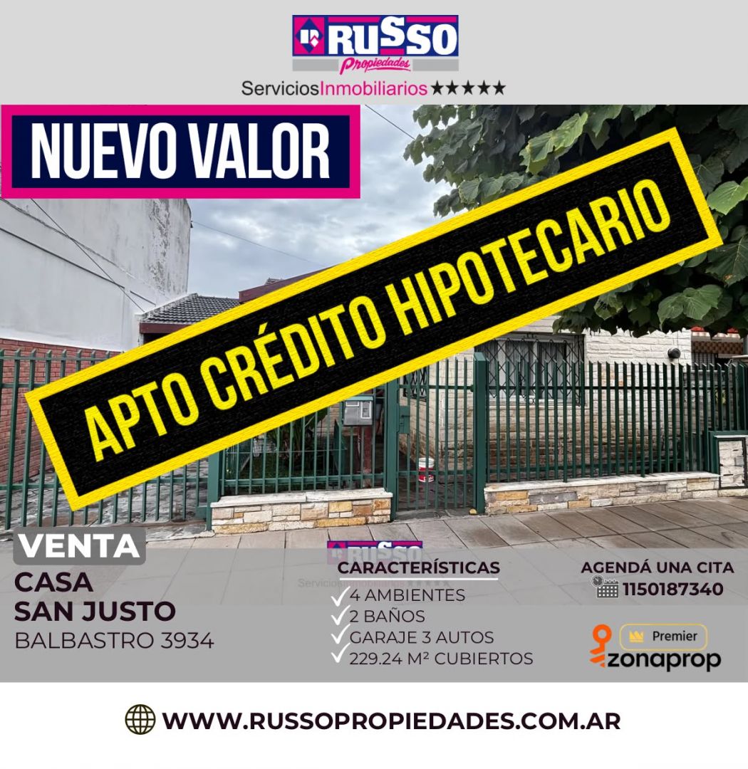 Casa en BALBASTRO 3900