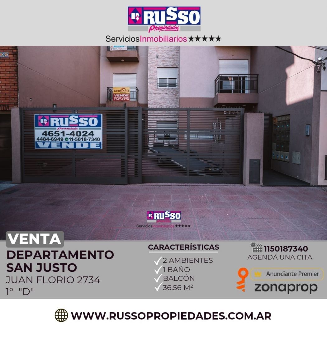 Departamento en FLORIO, JUAN 2700