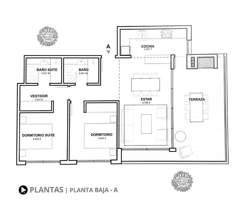 Departamento en venta Norte Playa 3 ambientes