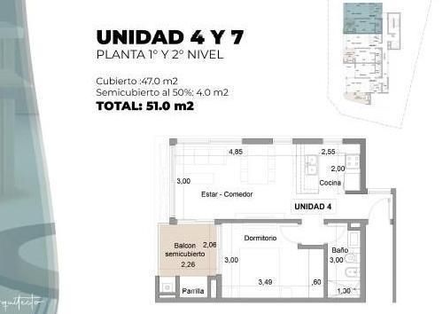 Departamento en venta Pinamar 2 ambientes