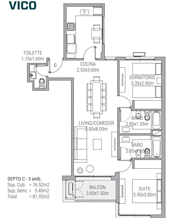 VENTA DE DEPARTAMENTO EN Morón - Haedo - 30