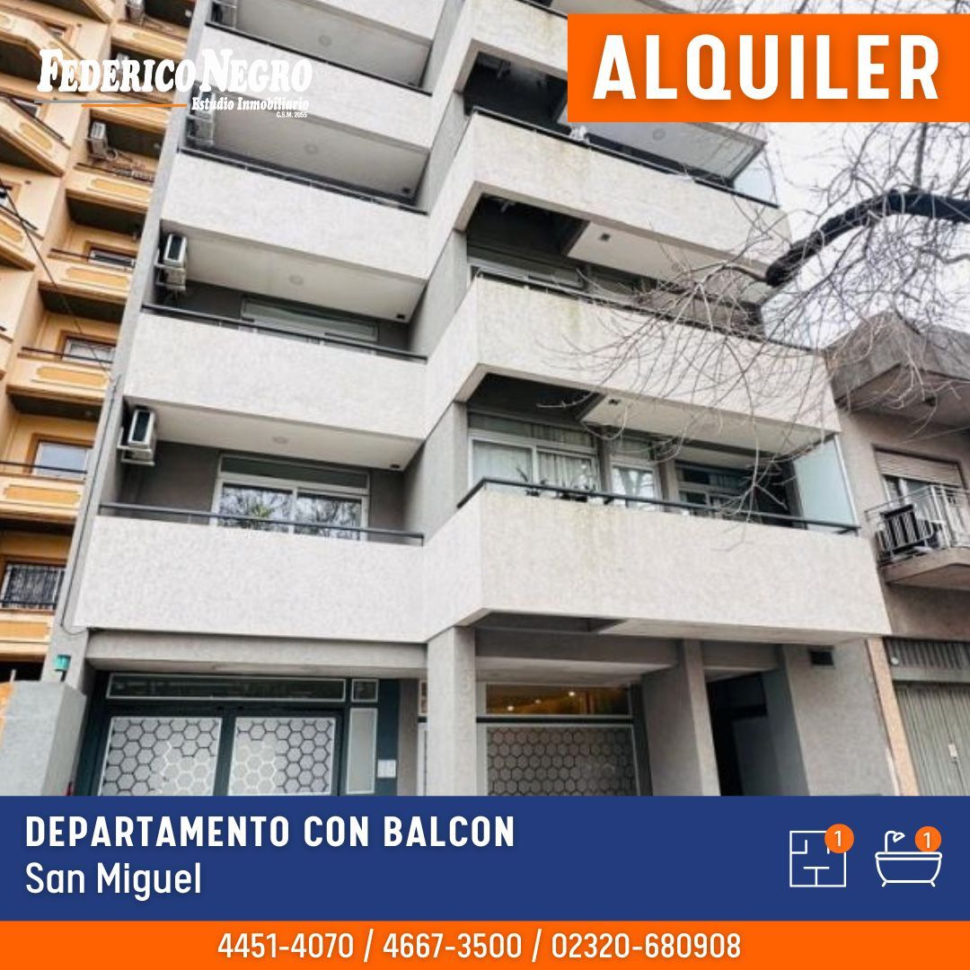 Departamento en Domingo F Sarmie 1900