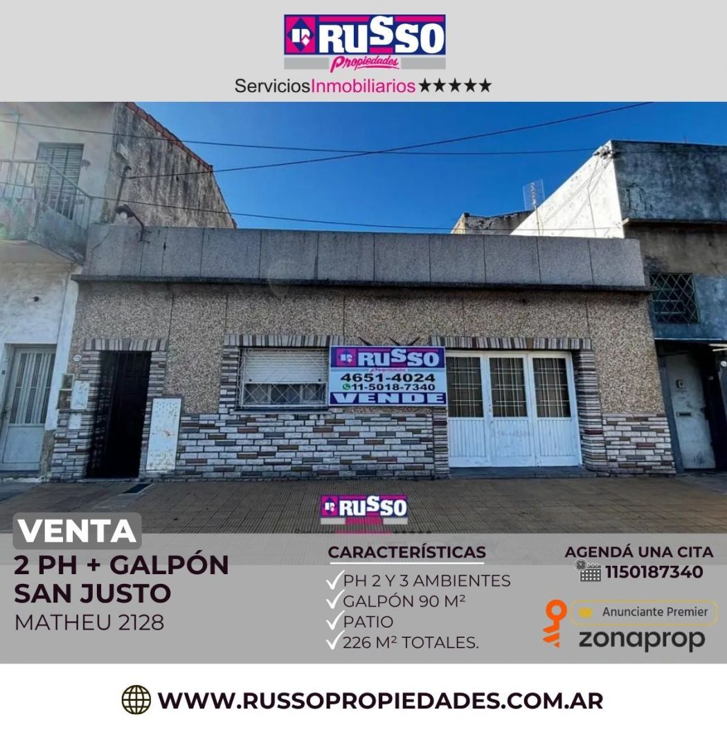 Departamento en MATHEU 2100