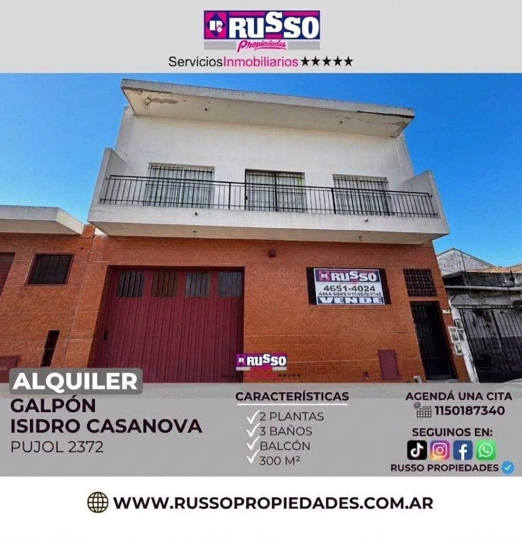 Galpon en PUJOL 2300
