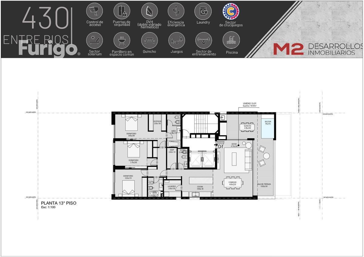 Departamento en Venta en Rosario, Santa Fe