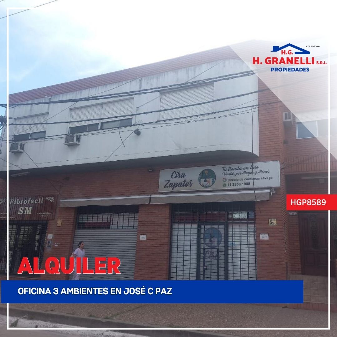 ALQUILER DE OFICINA EN José C Paz - José C Paz - 1